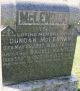 Photo of headstones/thumb_Duncan McLennan d1907 & Rachel McIntosh d1922 hdstn Kirkhill United Cem, Ontario